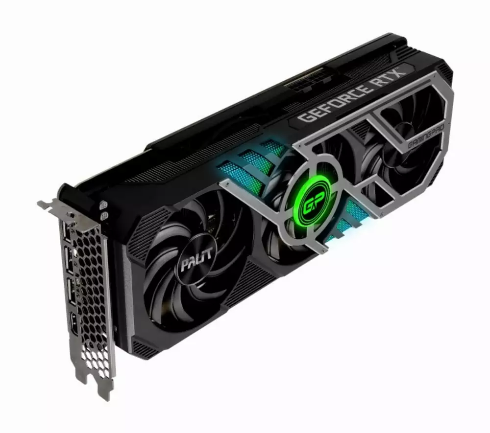 Видео карта Palit GeForce RTX 3080 GamingPro 12G LHR