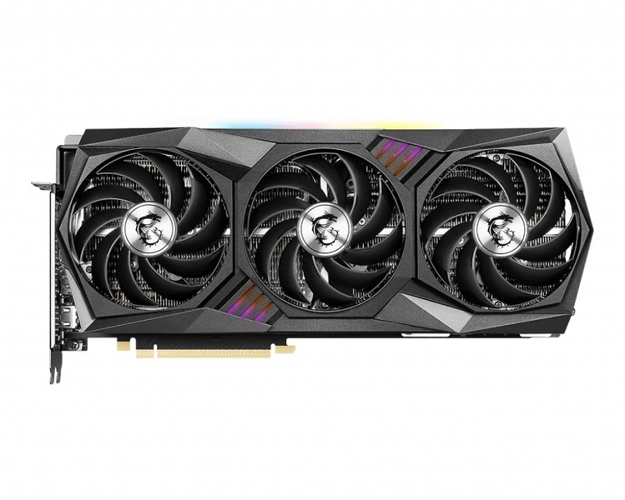 Видео карта MSI GeForce RTX 3080 GAMING Z TRIO 12G LHR - 912-V389-410