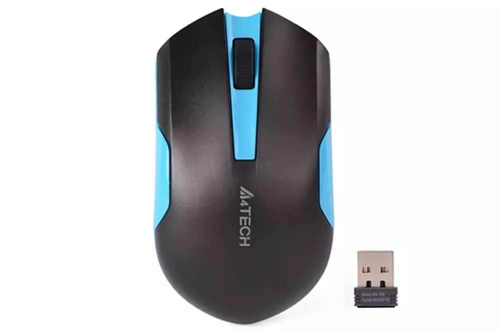 Мишка A4 V-TRACK Wireless Black+Blue - G3-200N