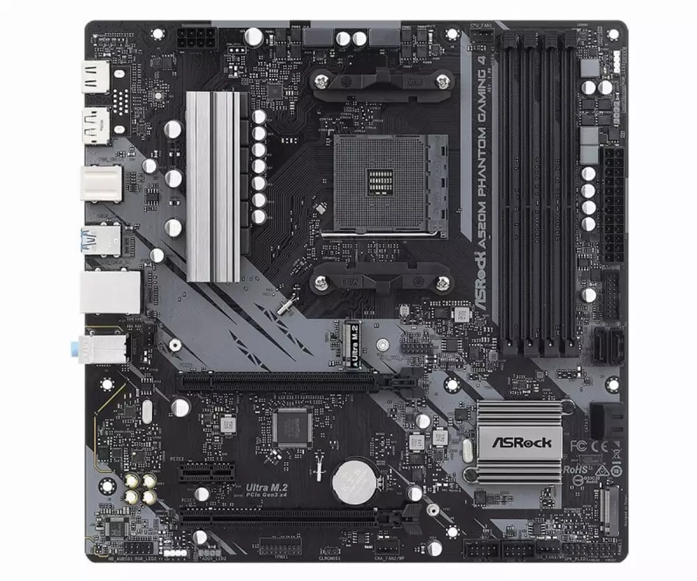 Дънна платка Asrock A520M Phantom Gaming 4 AM4