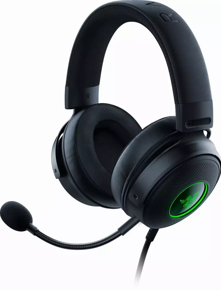 Ακουστικά παιχνιδιών Razer Kraken V3 Hypersense THX Black - RZ04-03770100-R3M1