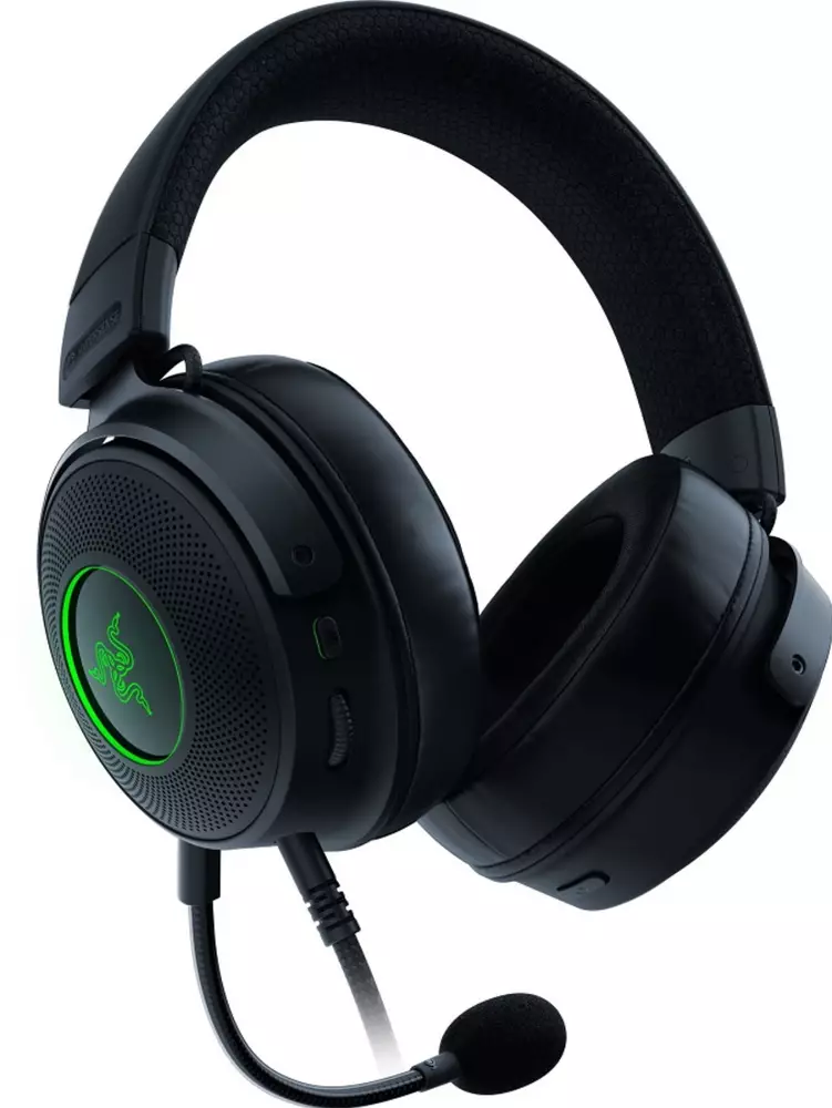 Ακουστικά παιχνιδιών Razer Kraken V3 Hypersense THX Black - RZ04-03770100-R3M1