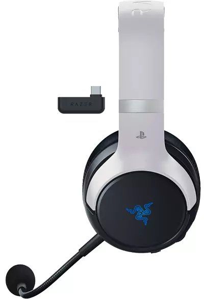 Ακουστικά παιχνιδιών Razer Kaira Pro Wireless PlayStation White - RZ04-04030100-R3M1