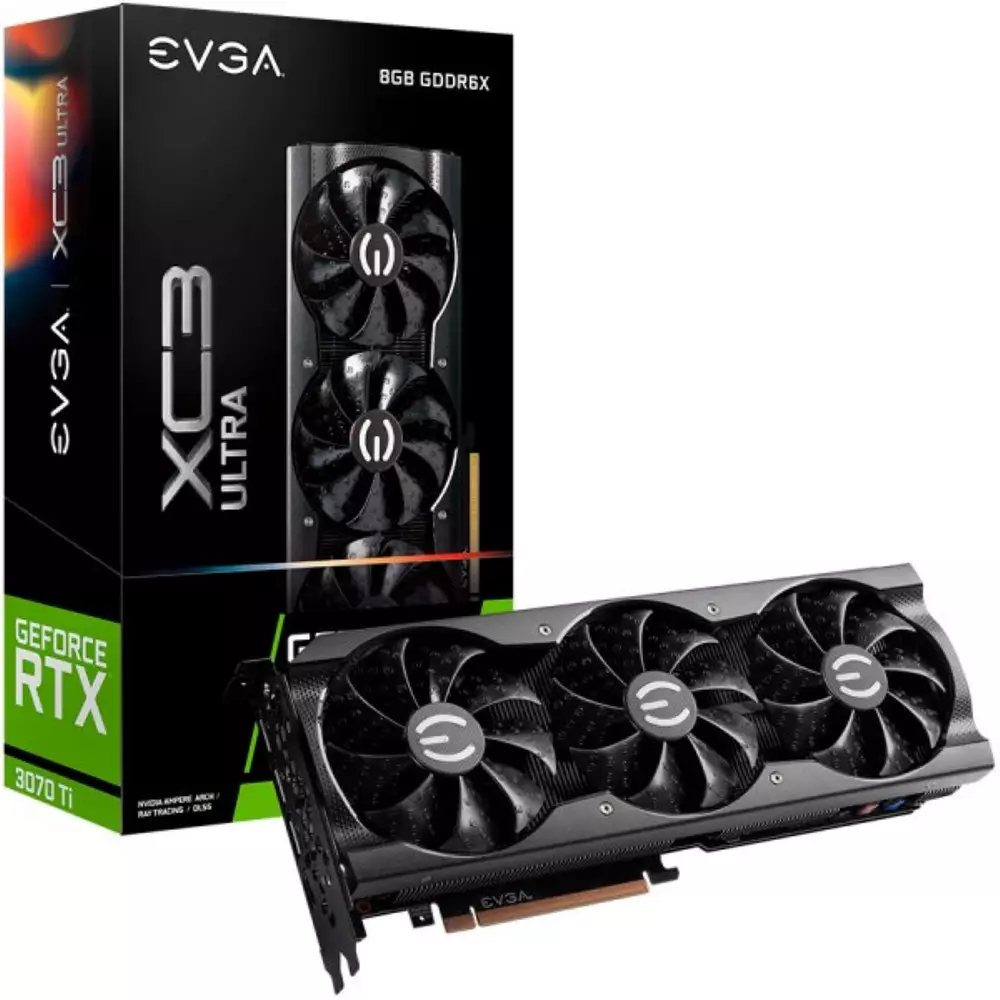 Κάρτα γραφικών EVGA GeForce RTX 3070 Ti XC3 ULTRA GAMING 8GB GDDR6X - 08G-P5-3785-KL