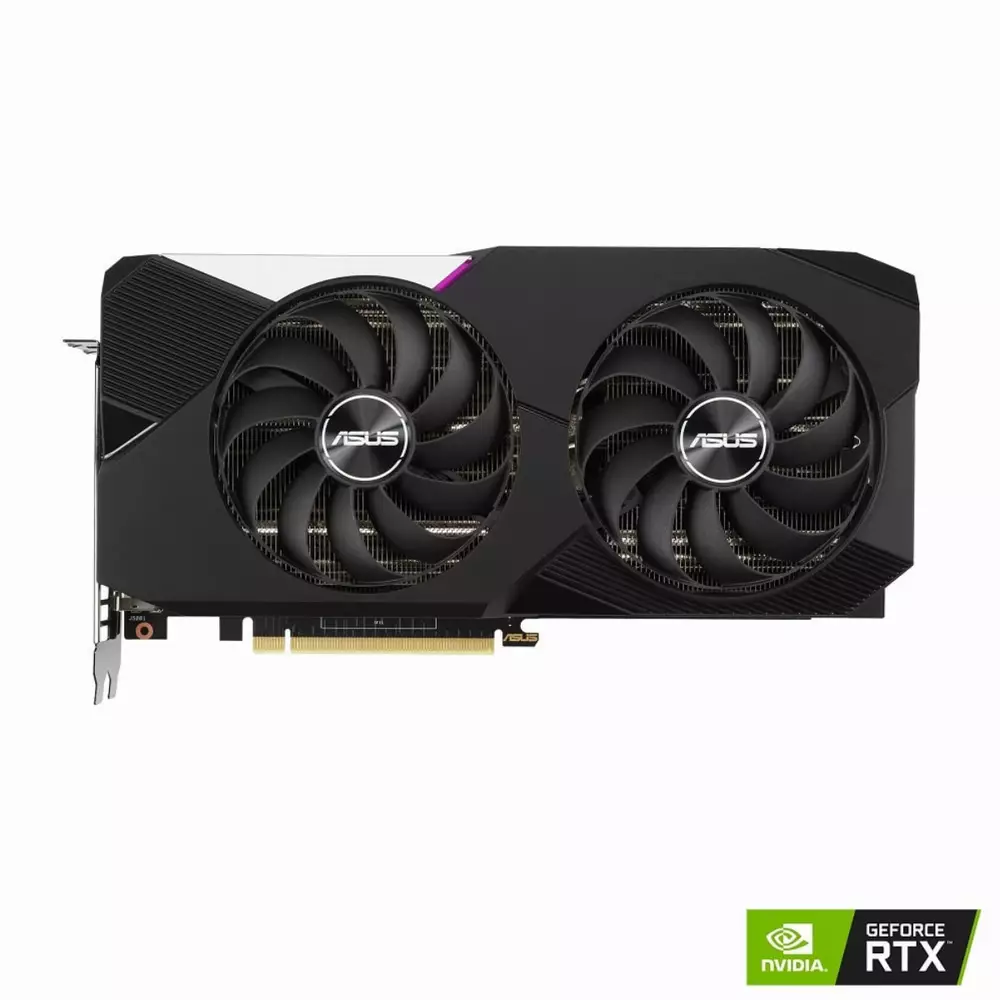 Видео карта ASUS Dual GeForce RTX 3070 V2 8GB LHR - 90YV0FQD-M0NA00