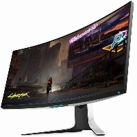 Монитор Dell Alienware 34.1", IPS, 120Hz, 1900R, 21:9, 3440x1440 WQHD, 2ms, G-Sync - AW3420DW-14