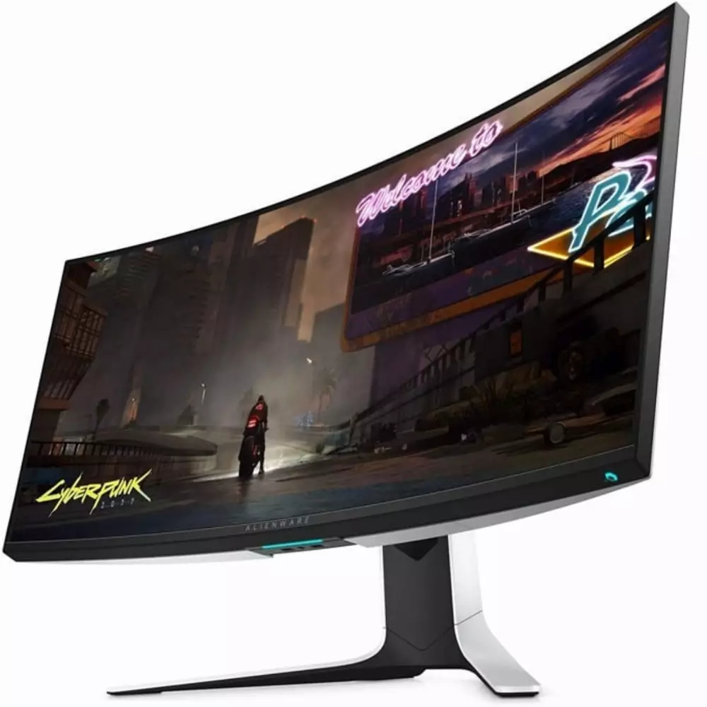 Монитор Dell Alienware 34.1", IPS, 120Hz, 1900R, 21:9, 3440x1440 WQHD, 2ms, G-Sync - AW3420DW-14