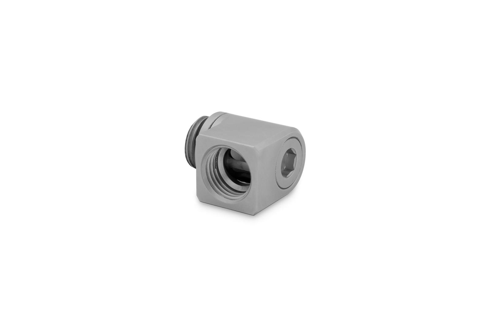 Фитинг EK-Quantum Torque Micro Rotary 90° - Satin Titanium