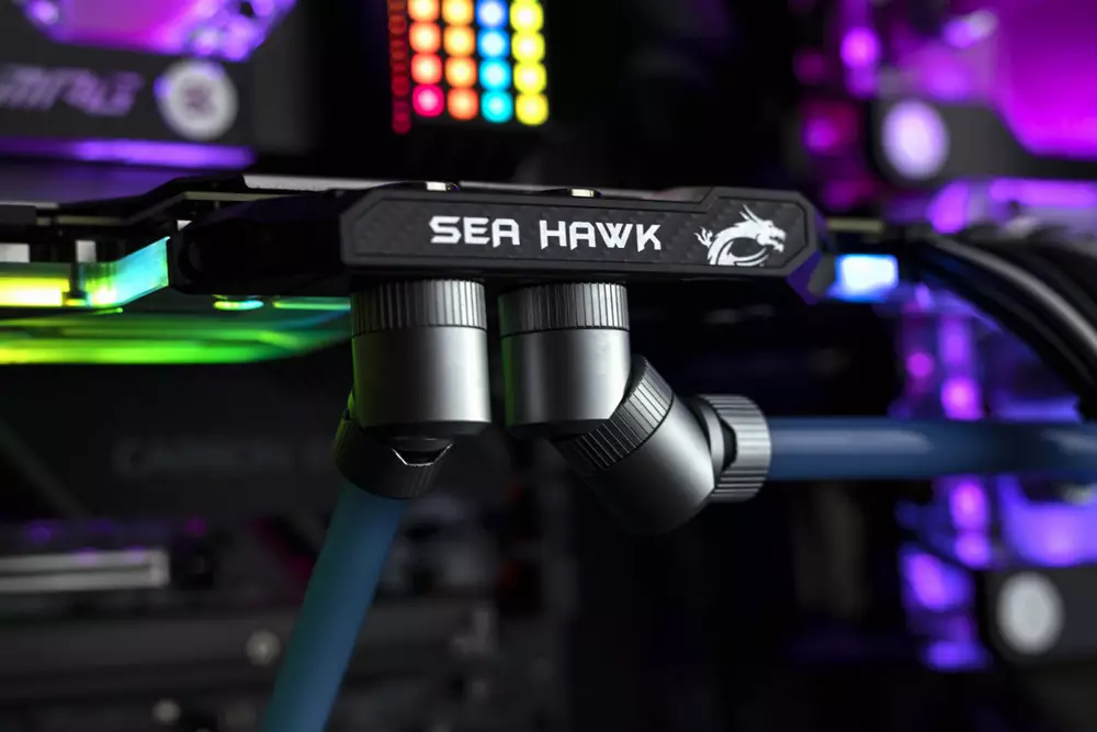 Фитинг EK-Quantum Torque Rotary 45° - Satin Titanium