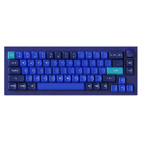 Геймърска механична клавиатура Keychron Q2 Navy Blue Knob QMK 65% Gateron G Pro Blue Switch RGB LED PBT