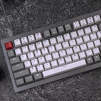 Геймърска механична клавиатура Keychron Q1 Silver Grey QMK 75% Gateron Phantom Red Switch RGB LED ABS