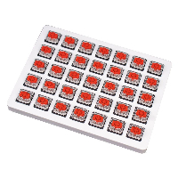 Суичове за механична клавиатура Keychron Gateron Low Profile Red Switch Set 35 броя
