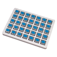 Суичове за механична клавиатура Keychron Gateron Low Profile Blue Switch Set 35 броя