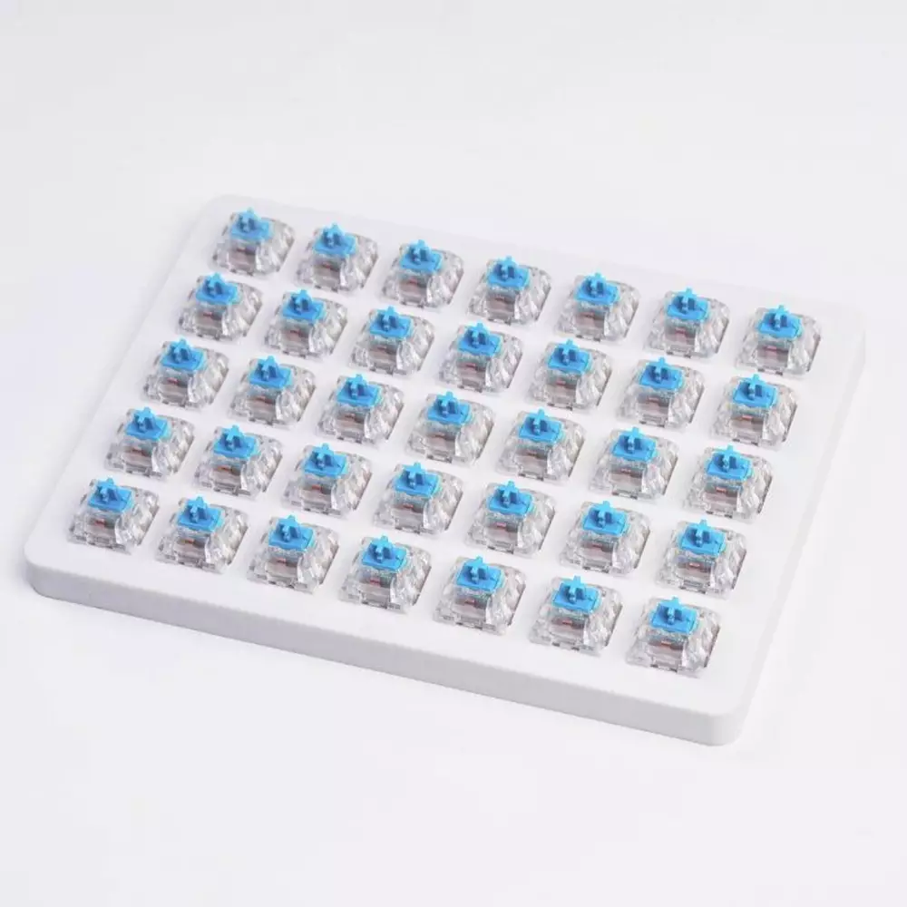 Суичове за механична клавиатура Keychron Kailh Blue, Switch Set 35 броя