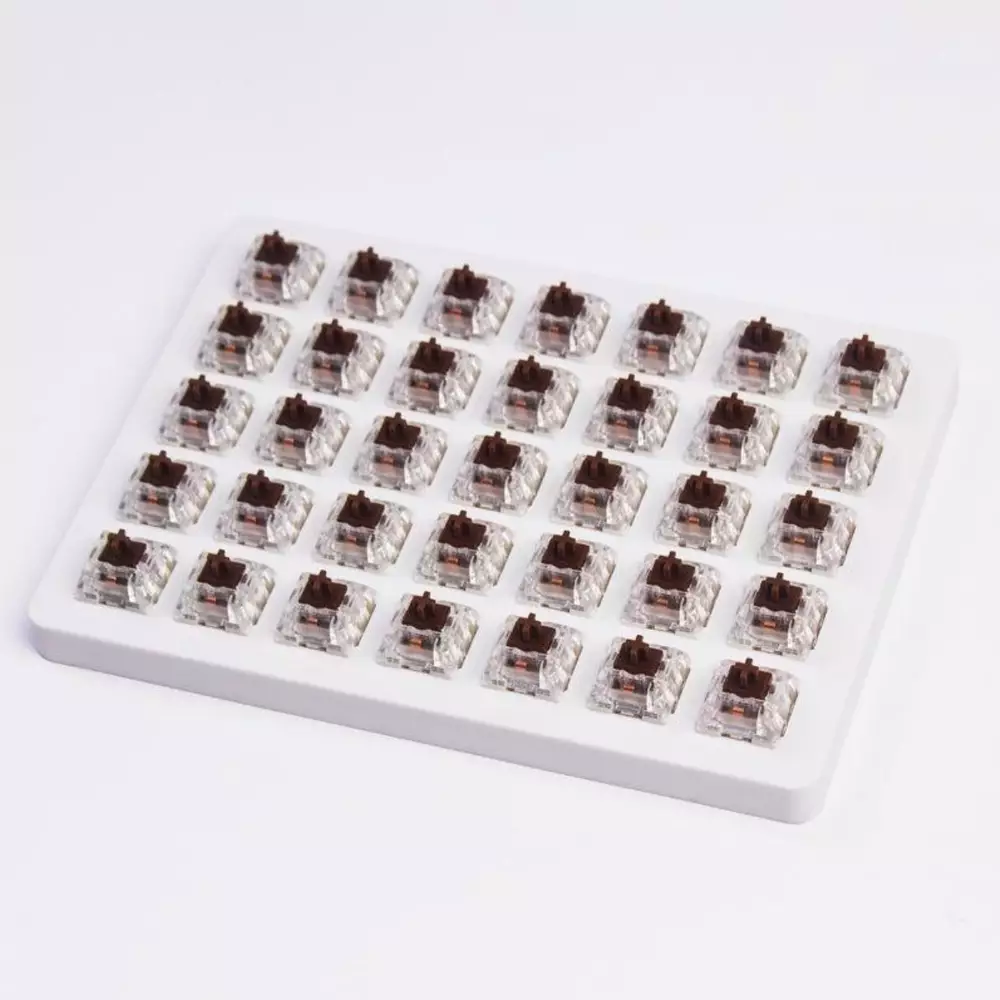 Суичове за механична клавиатура Keychron Kailh Brown, Switch Set 35 броя