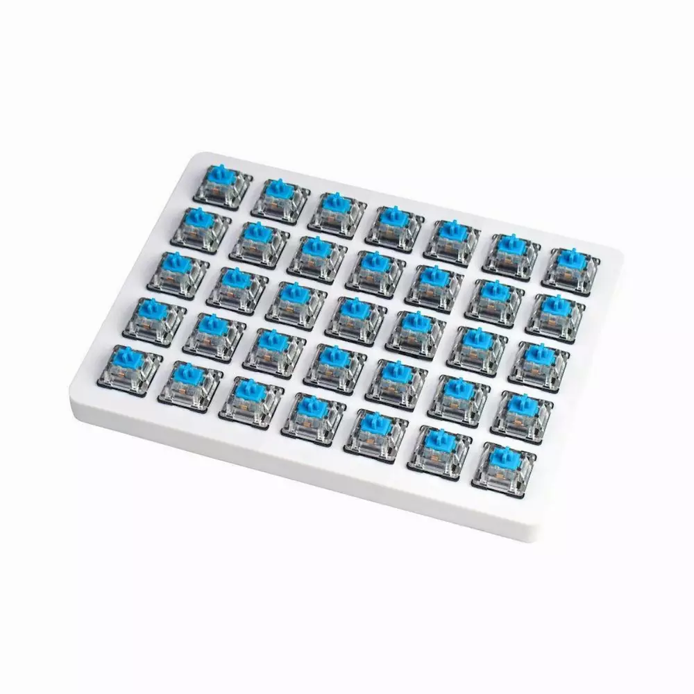 Суичове за механична клавиатура Keychron Blue, Switch Set 35 броя
