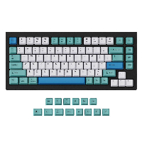Капачки за механична клавиатура Keychron Iceberg 96-Keycap Set PBT Dye-Sub US Layout