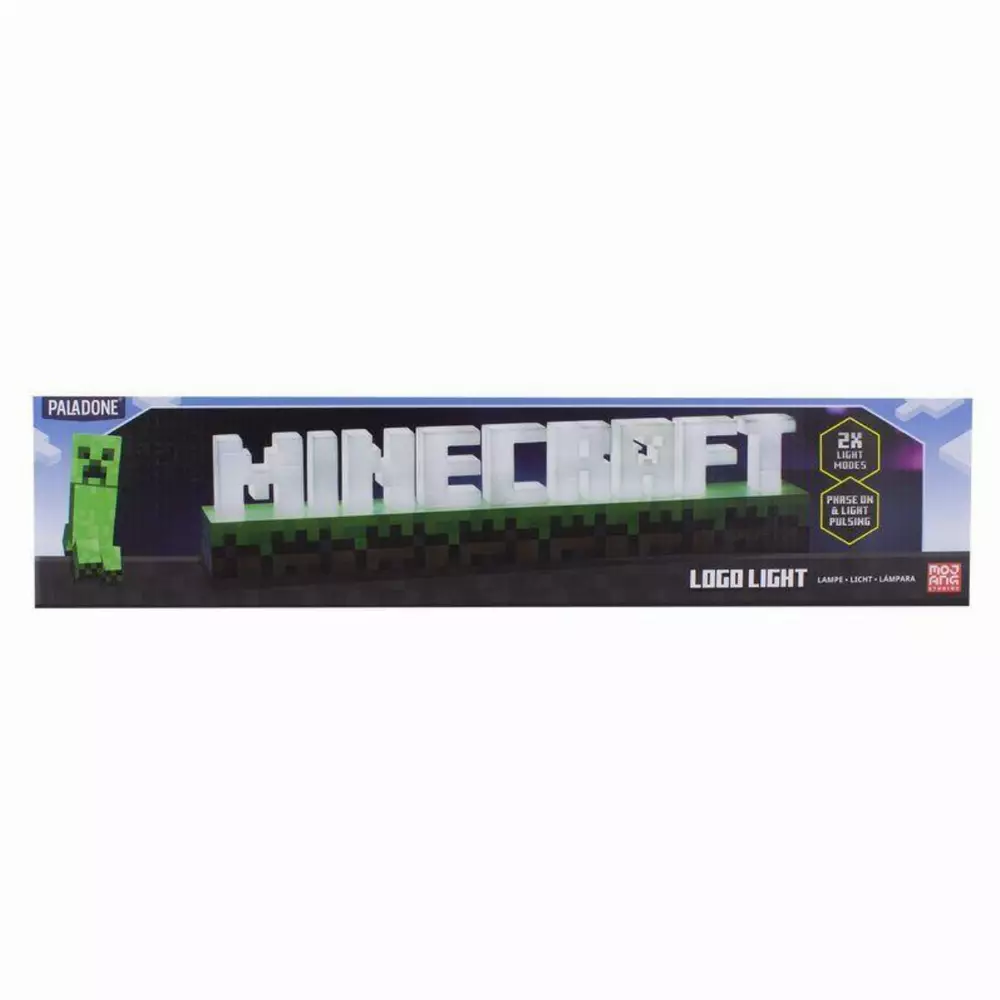 Αγαλματίδιο Paladone Minecraft Logo Light
