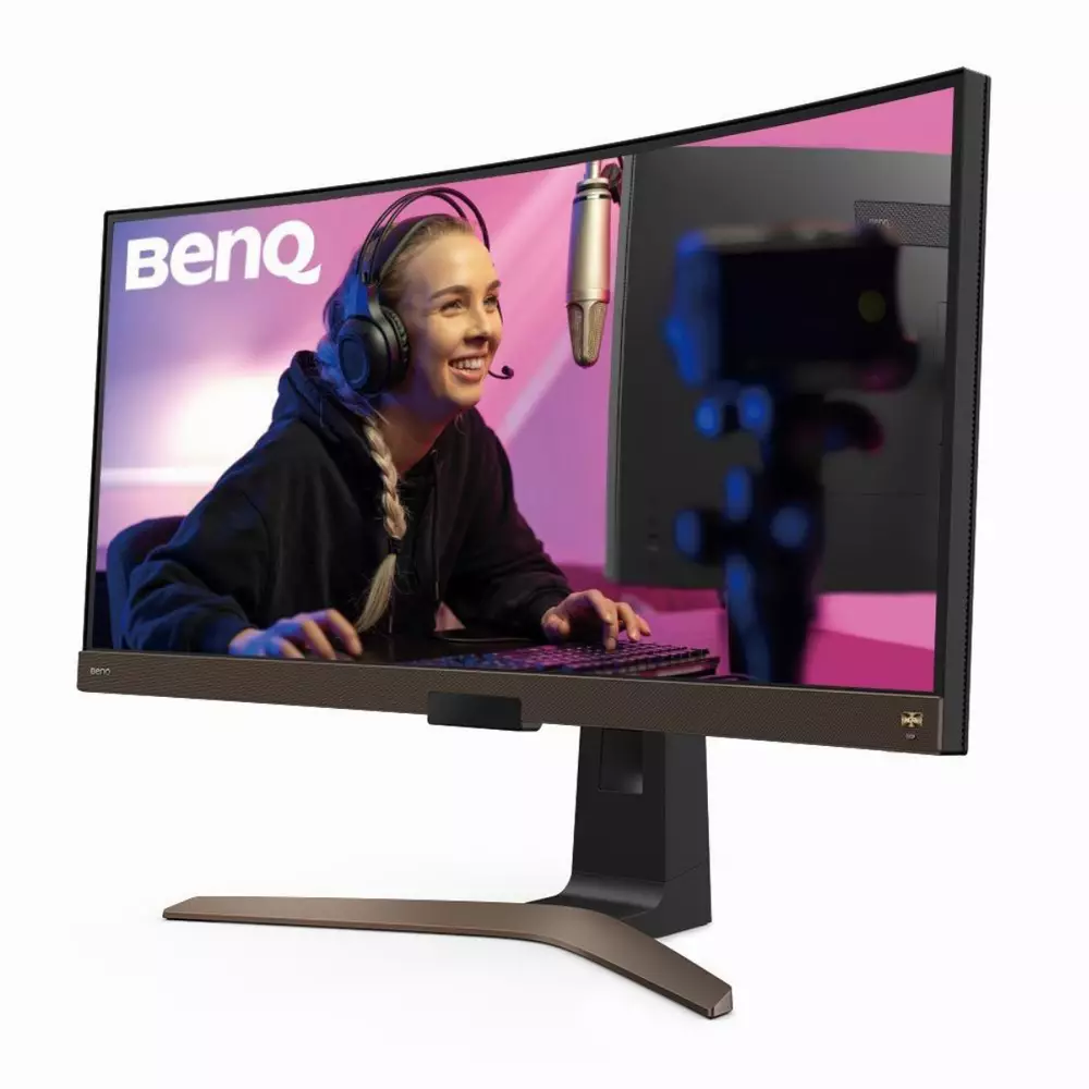 Монитор BenQ EW3880R 37.5" Curved, IPS, UW4K 3840x1600, 60Hz, HDR10, HDMI, DisplayPort, Type-C