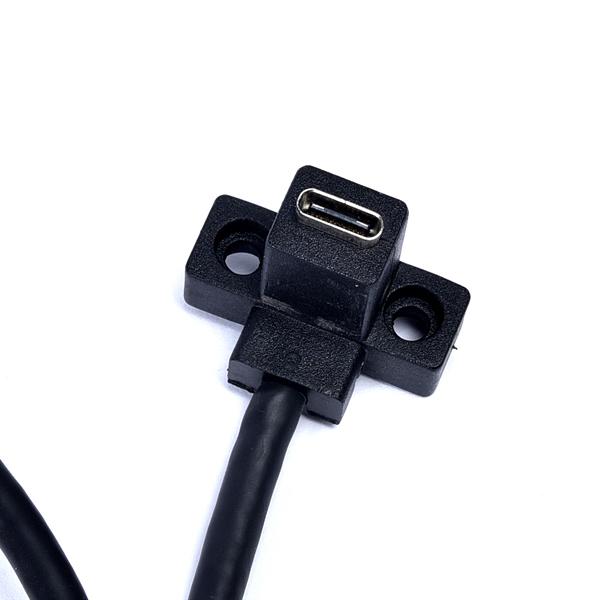 Кабел Lian Li Lancool II-4X USB 3.1, USB-C 600mm, Черен