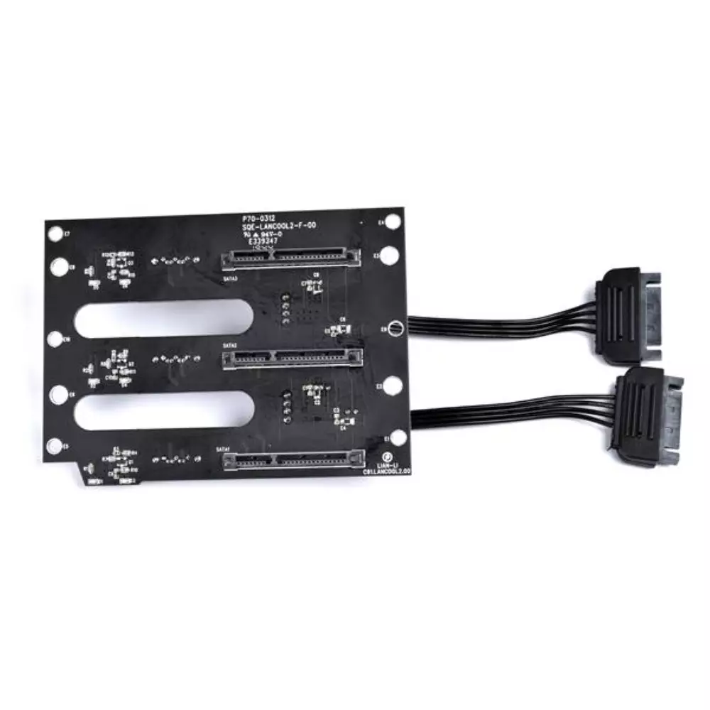 Планка Lian Li Lancool II-3X SATA Hot-Swap Backplate, Черен