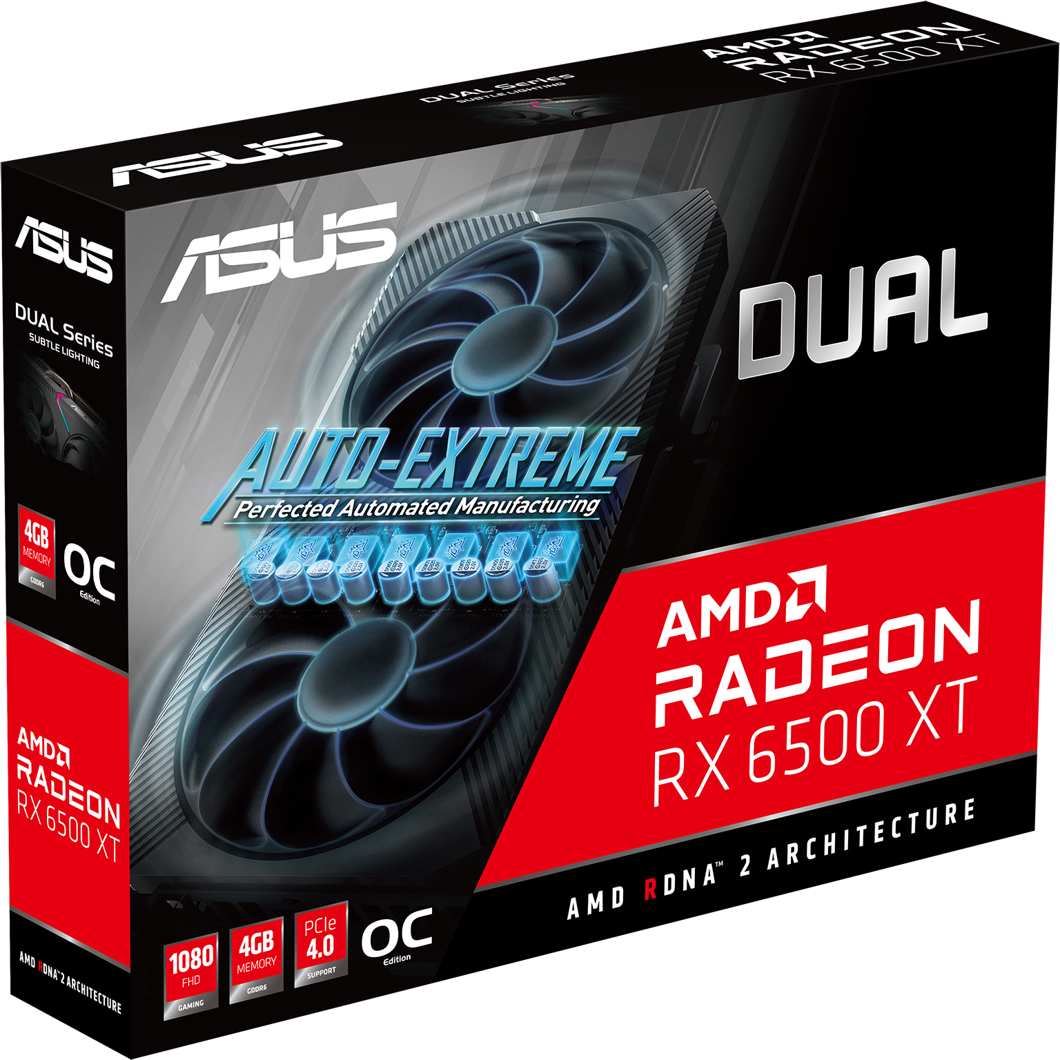 Видео карта ASUS Dual Radeon RX 6500 XT OC Edition 4GB GDDR6
