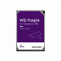 Твърд диск WD Purple 6TB 3.5" 256MB 5400rpm SATA 6Gb/s - WD63PURZ