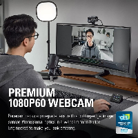 Уеб камера Elgato Facecam 1080p 60fps Webcam Sony STARVIS CMOS USB-C - 10WAA9901