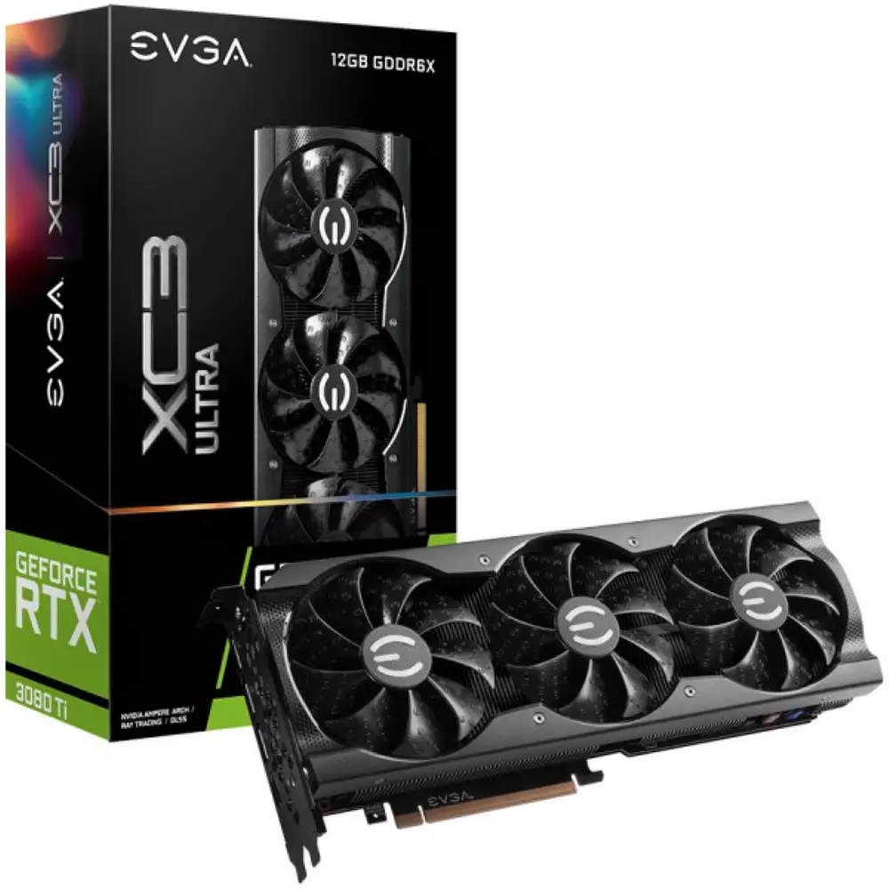 Видео карта EVGA GeForce RTX 3080 Ti XC3 ULTRA GAMING 12GB GDDR6X - 12G-P5-3955-KR