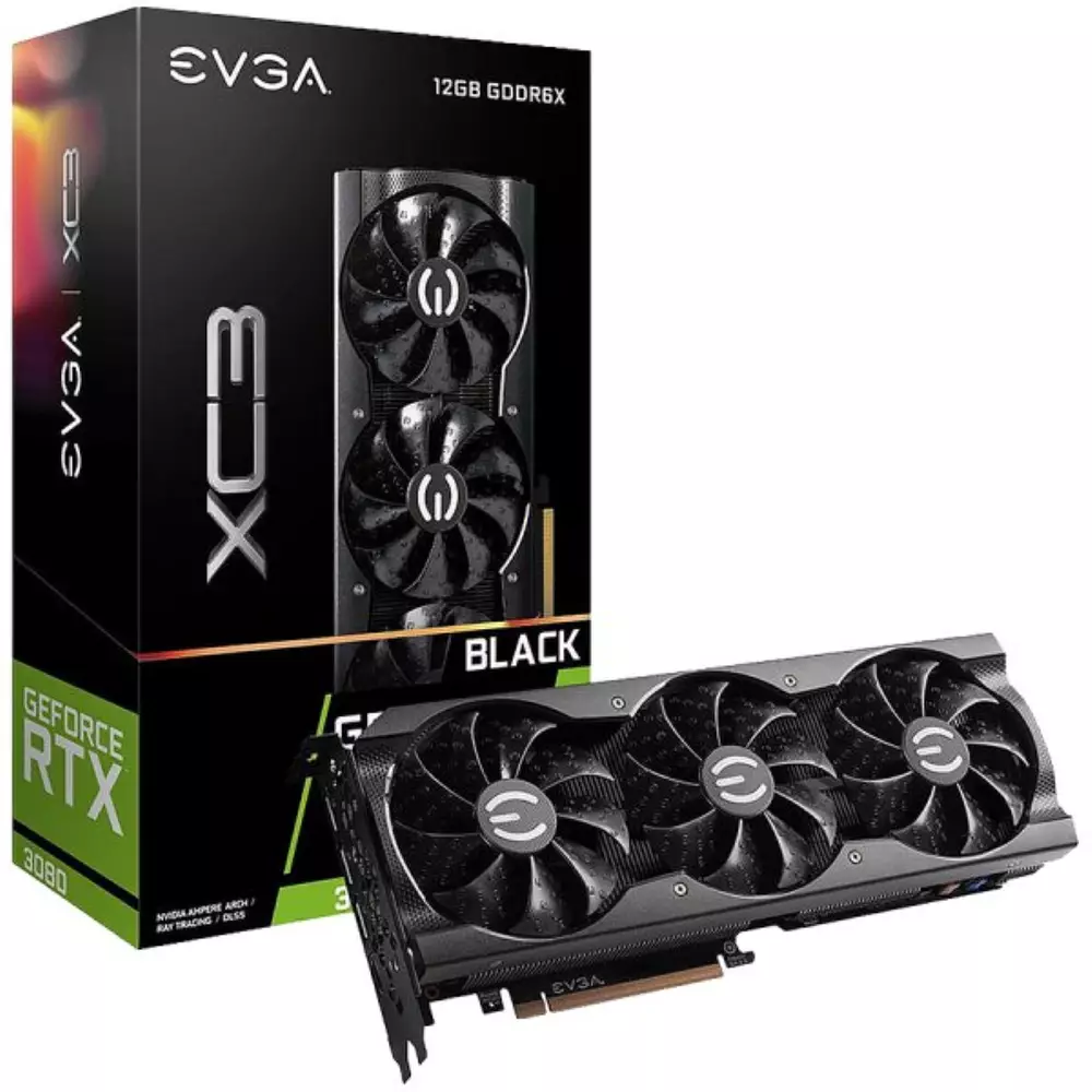 Κάρτα γραφικών EVGA GeForce RTX 3080 12GB XC3 Black 12GB GDDR6X - 12G-P5-4861-KL