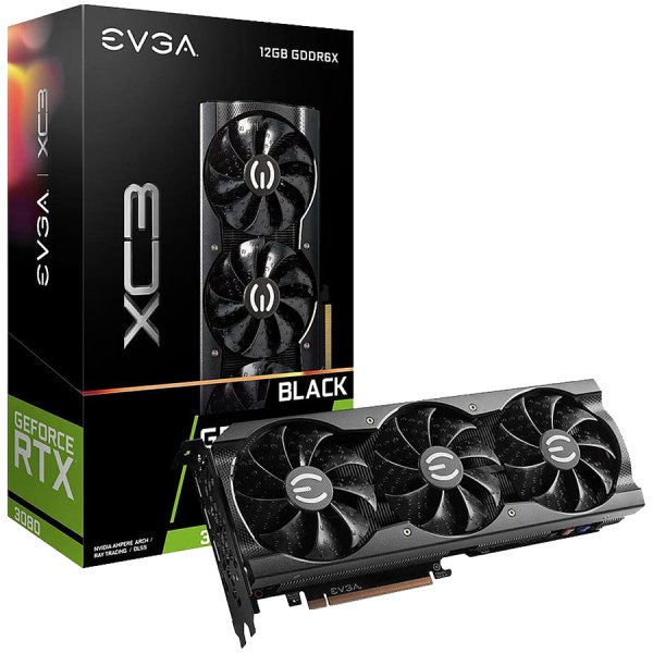 Κάρτα γραφικών EVGA GeForce RTX 3080 12GB XC3 Black 12GB GDDR6X - 12G-P5-4861-KL