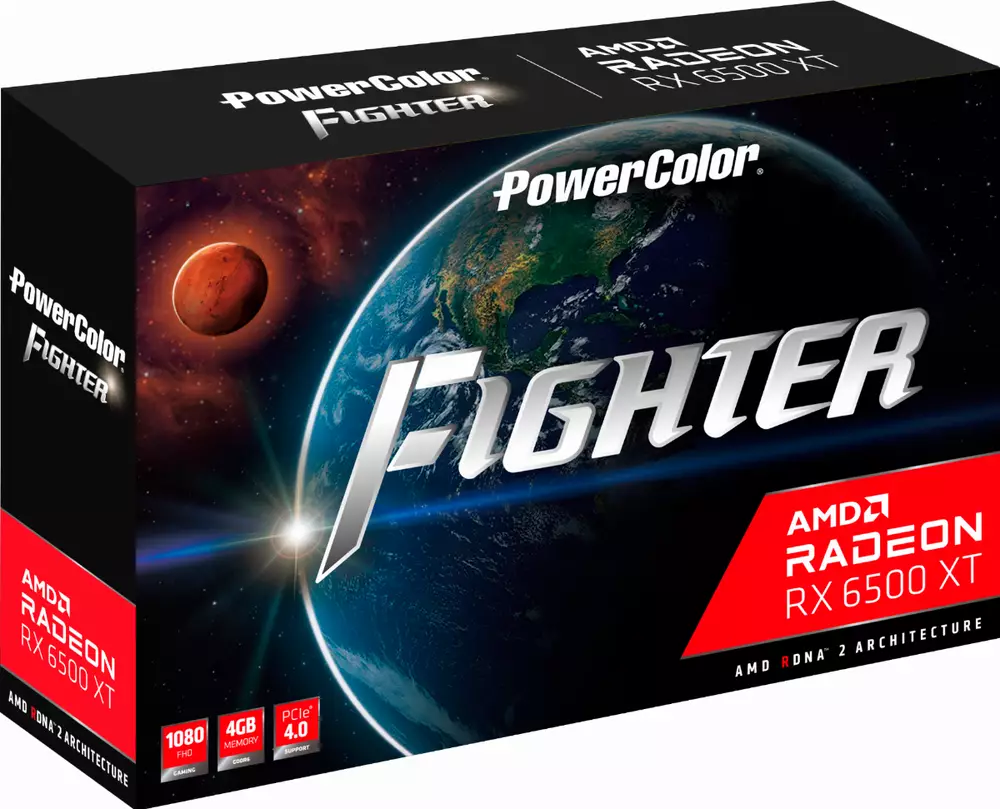 Видео карта PowerColor Fighter Radeon RX 6500 XT 4GB GDDR6