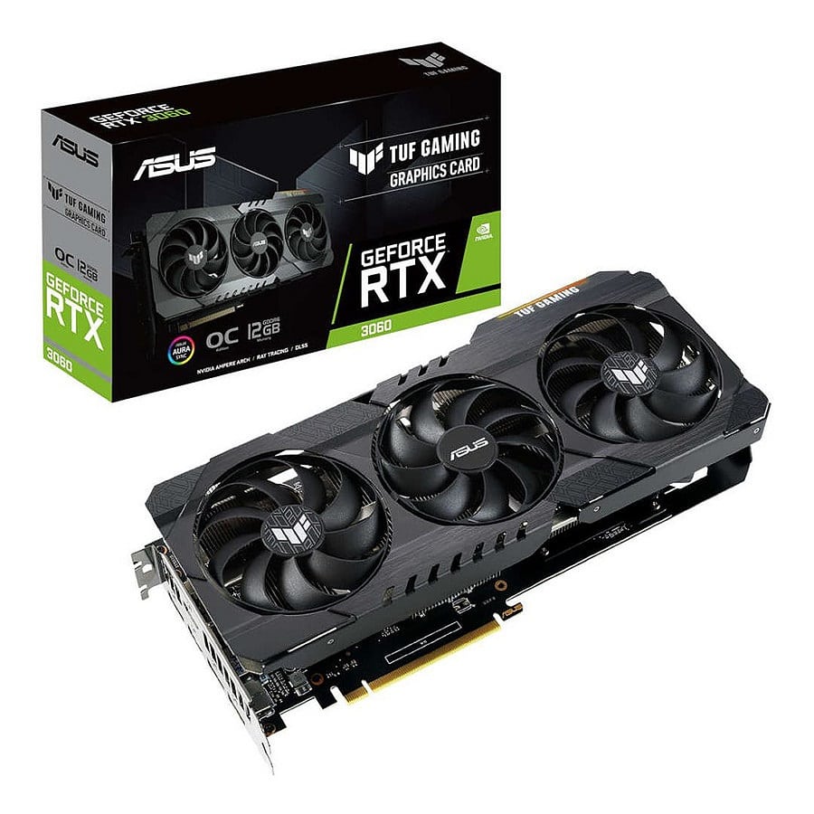 Видео карта ASUS TUF Gaming GeForce RTX 3060 V2 OC Edition 12GB GDDR6
