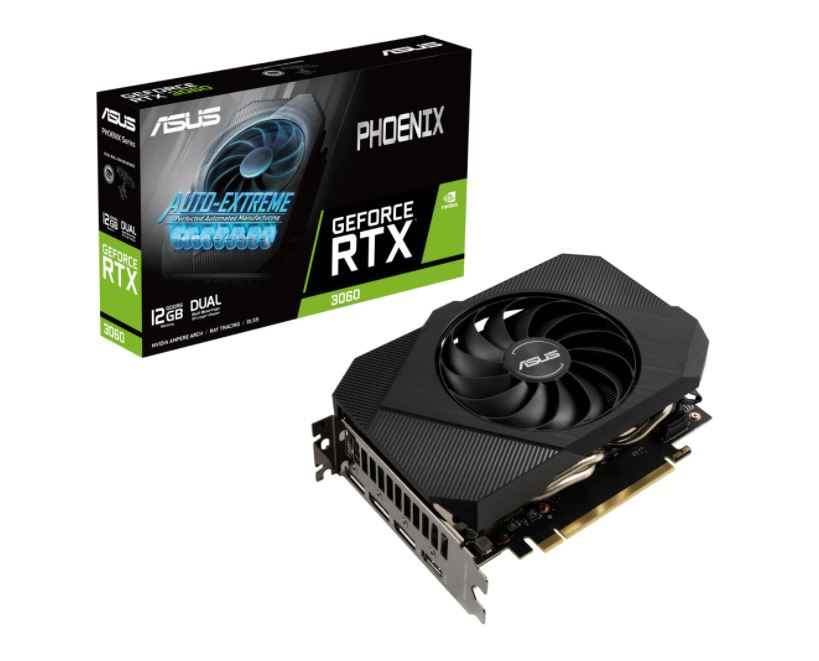 Видео карта ASUS Phoenix GeForce RTX 3060 V2 12GB GDDR6