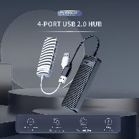 Orico хъб USB2.0 HUB 4 port Black - FL02-BK