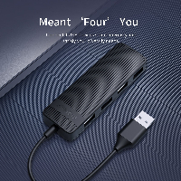 Orico хъб USB2.0 HUB 4 port Black - FL02-BK