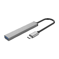 Orico хъб USB3.0/2.0 HUB 4 port - Type-C input - AH-13-GY