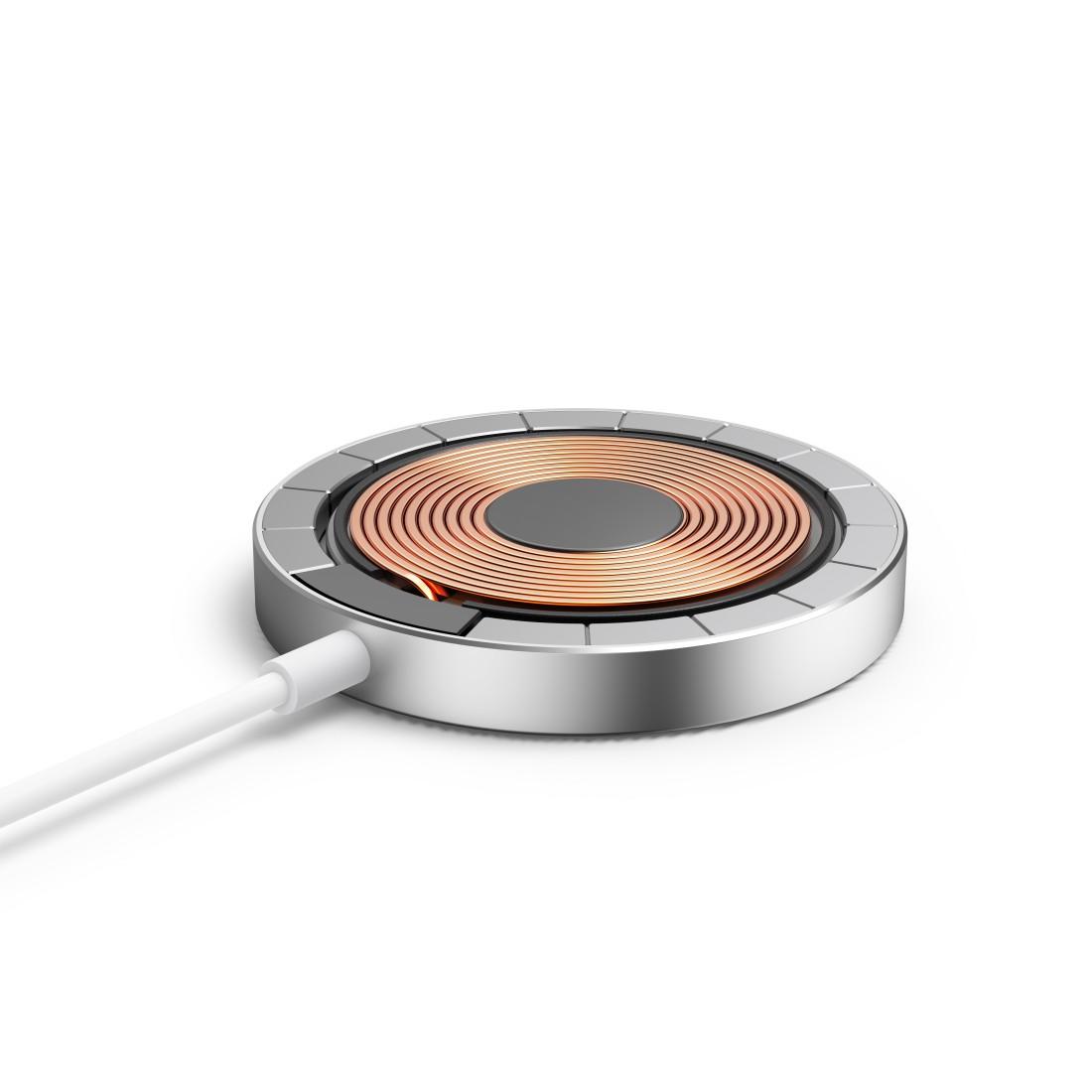 HAMA MagCharge FC15 Wireless Charger, 15W, Magnetic, White