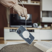 Безжично зарядно HAMA MagCharge FC15, 15W, Магнитно, Бял