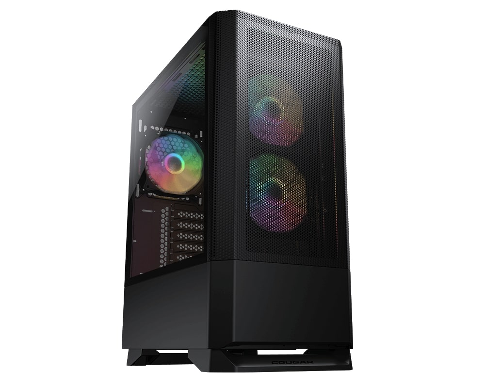 Кутия COUGAR MX430 Mesh RGB TG Mid-Tower Black - CG3851C600003