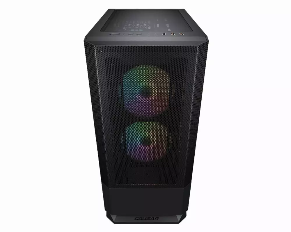 Кутия COUGAR MX430 Mesh RGB TG Mid-Tower Black - CG3851C600003