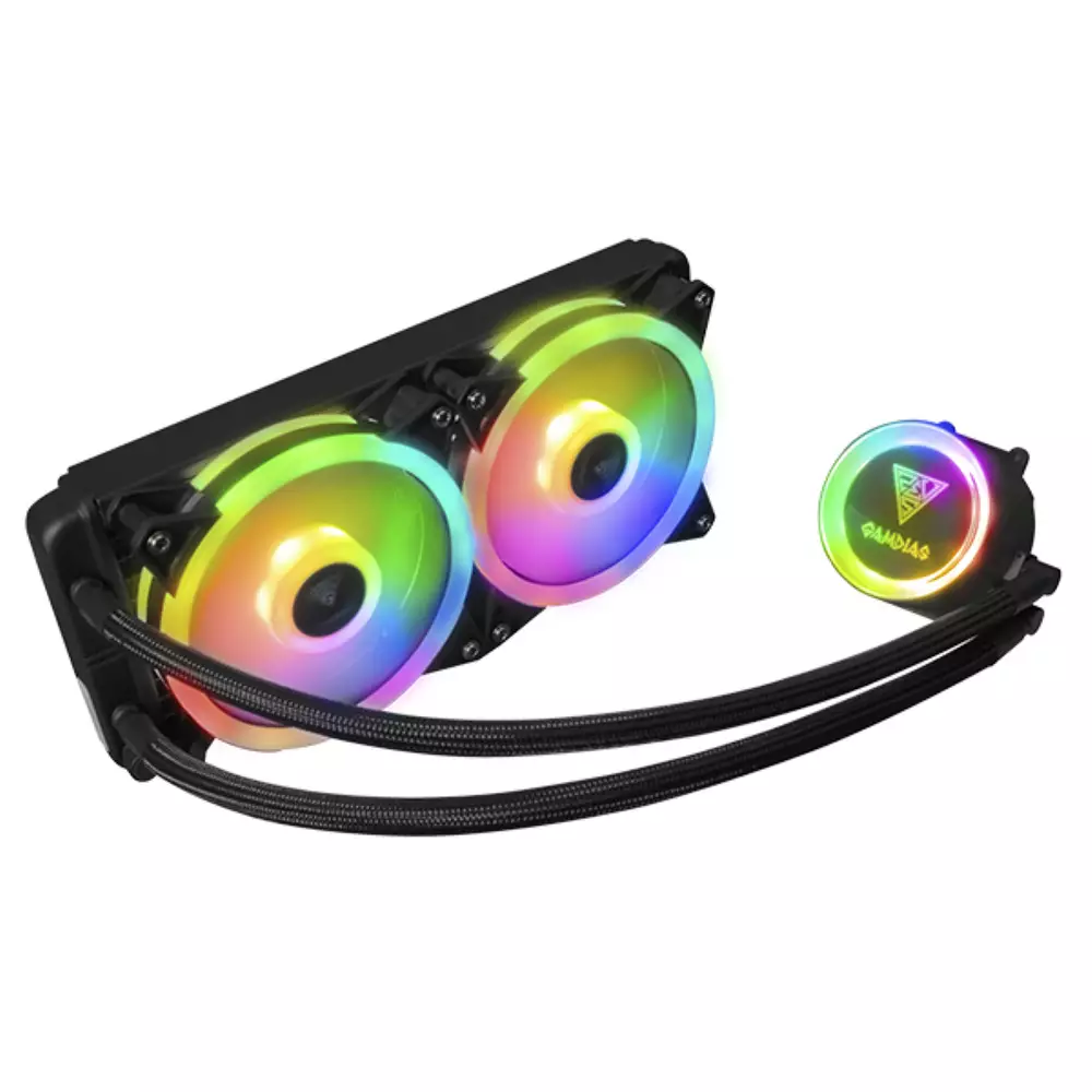Охладител за процесор Gamdias CHIONE M2-240 LITE aRGB Water Cooling 240mm - GAMDIAS-CHIONE-M2-240 LITE