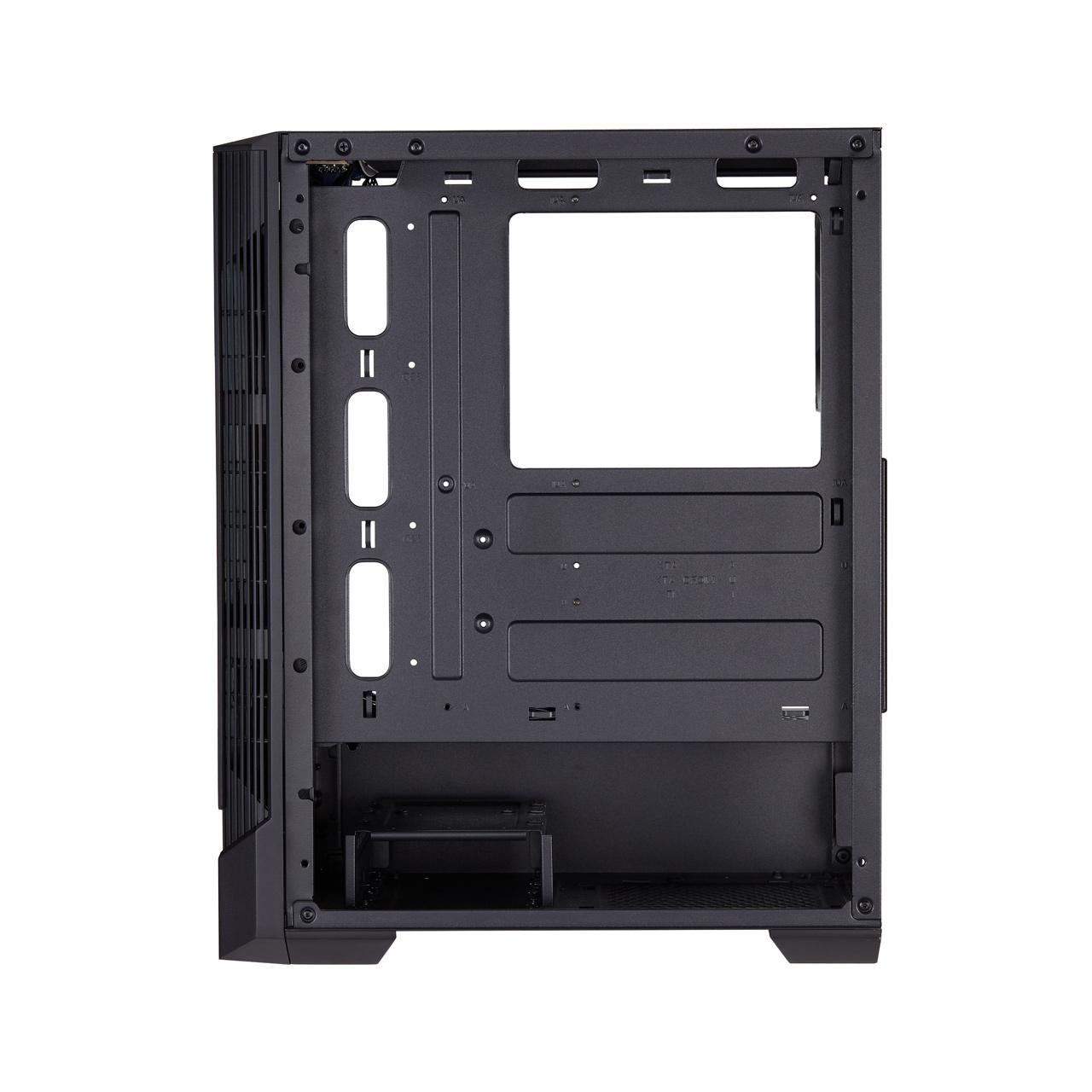 Кутия FSP CMT260 TG Mid-Tower, Черен