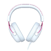 Геймърски слушалки HyperX Cloud II Pink, Микрофон, Розово/Бяло