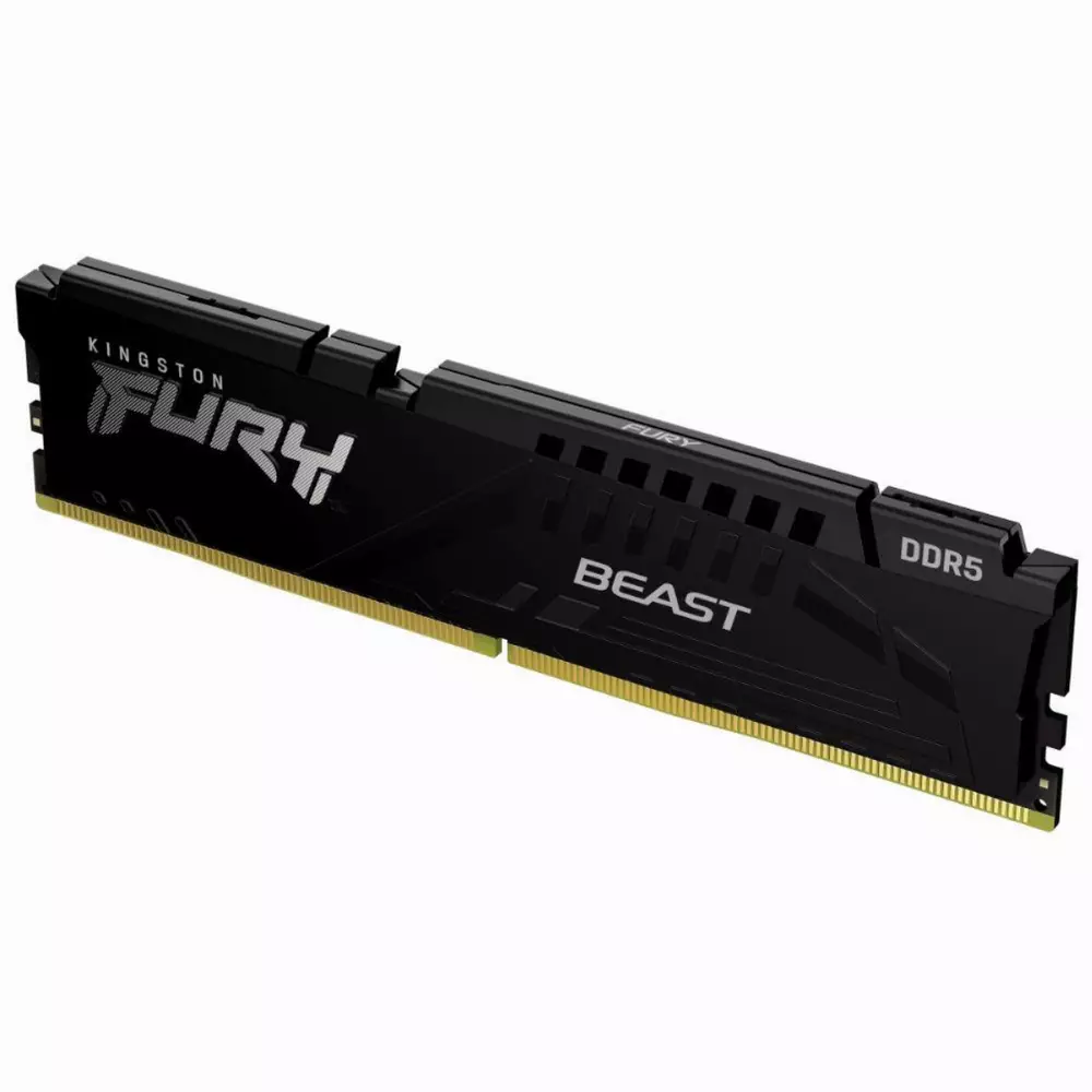 Памет Kingston FURY Beast Black 16GB DDR5 5600MHz CL40 - KF556C40BB-16