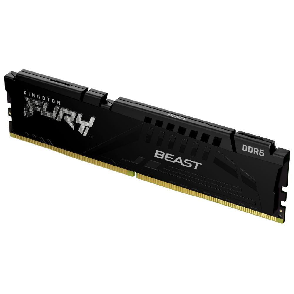 Памет Kingston FURY Beast Black 16GB DDR5 5600MHz CL40 - KF556C40BB-16
