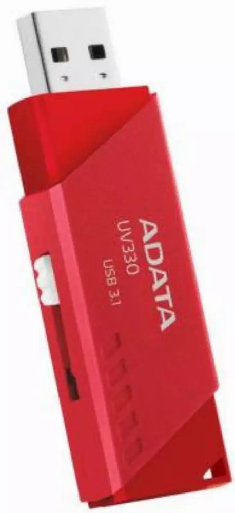 USB флашка Adata UV330 16GB USB 3.1 Plastic Red - AUV330-16G-RRD