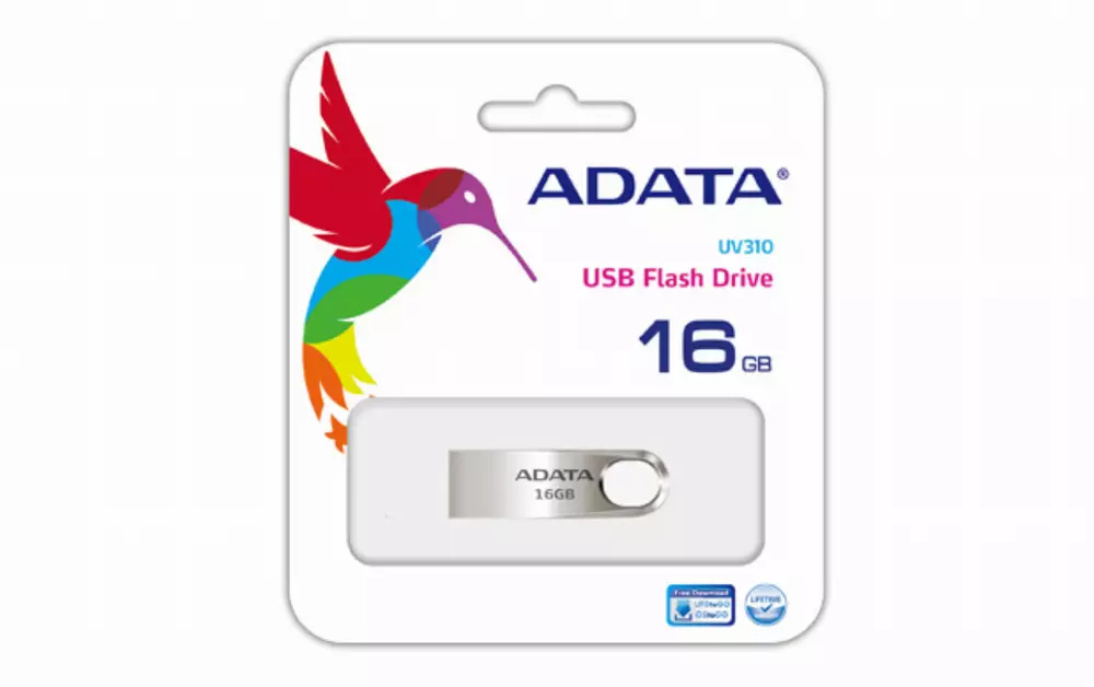 USB флашка Adata UV310 16GB USB 3.0 Metal - AUV310-16G-RGD