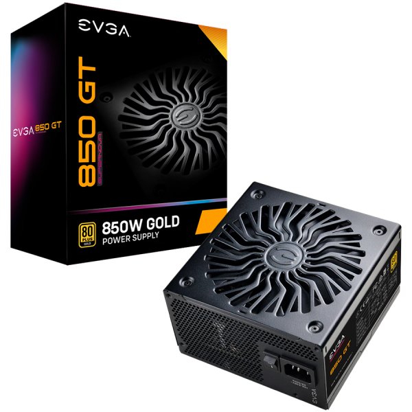 Захранване EVGA SuperNOVA 850 GT (850W) 80 Plus Gold - 220-GT-0850-Y2