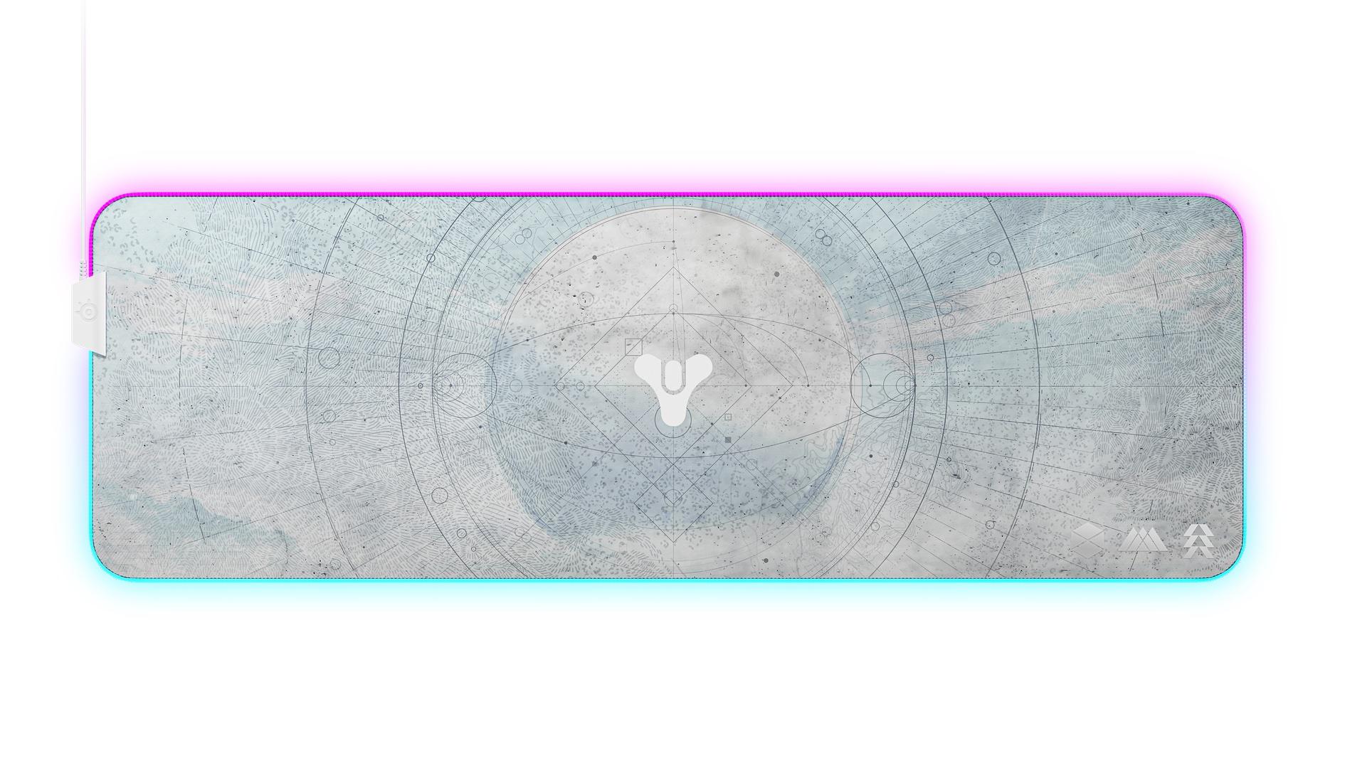 Геймърски пад SteelSeries QcK Prism XL Destiny 2 Edition